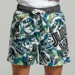 Boy’s Vanilla Underground Universal Jurassic World Dinosaur Swim Trunks Size 7